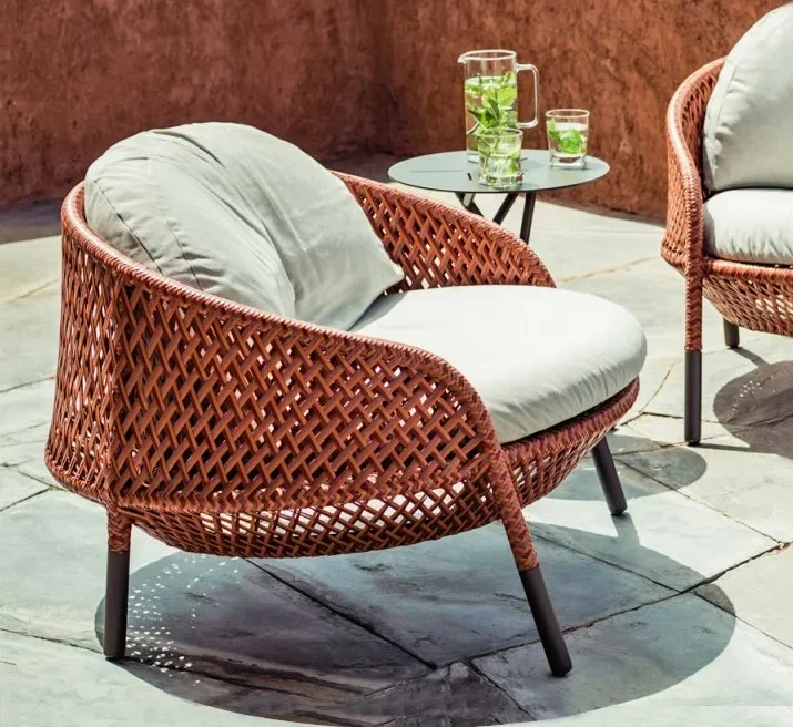Rattan Lounge Set - #Sofa Garden Set Curl Rattan Sofa