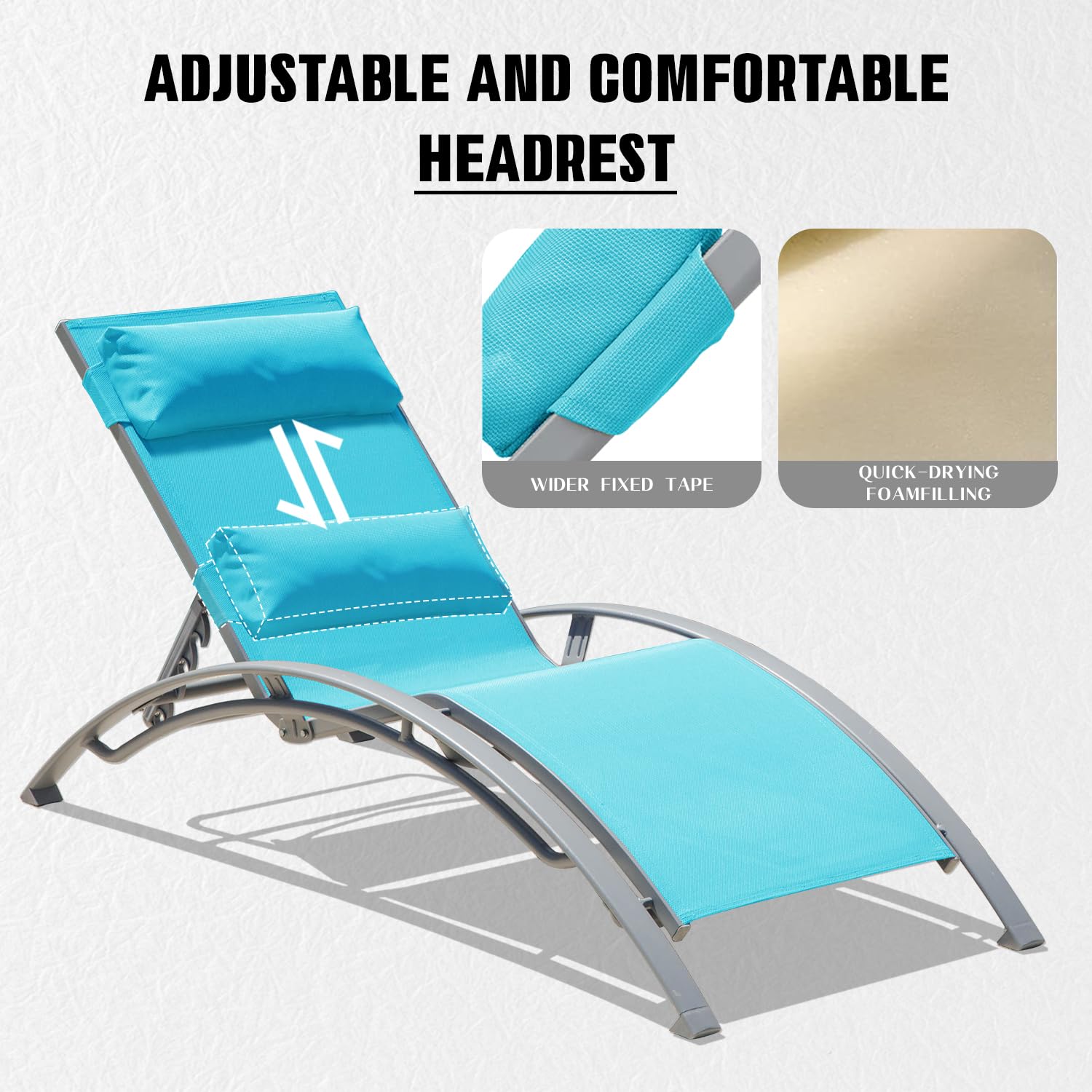 Aluminum Outdoor Sun Loungers  - Deck Chair Lounger review and price