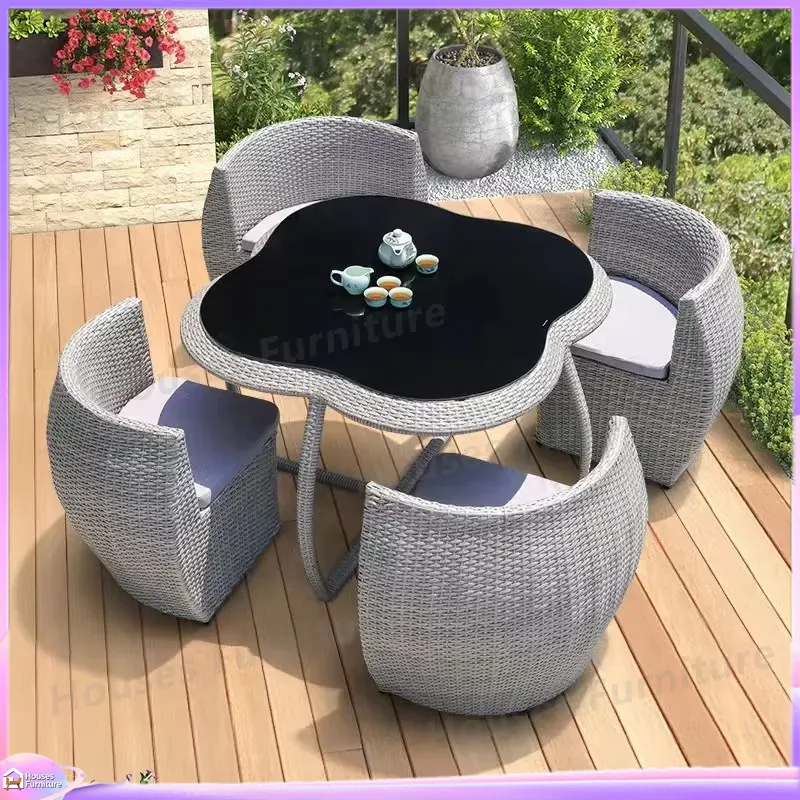 Outdoor Rattan Dining Set Wick - Outdoor Furniture Dining Set review and price