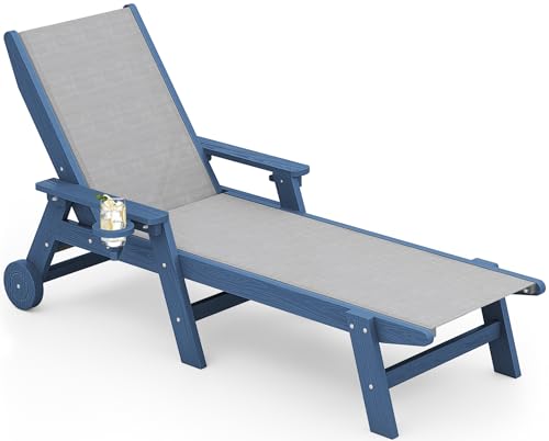 Textilene Patio Chaise Lounge  - Deck Chair Lounger review and price