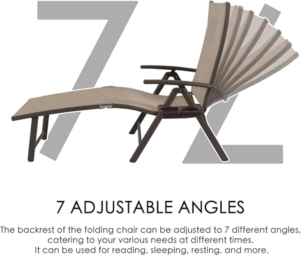 Aluminum Reclining Lounge Chai - Deck Chair Lounger review and price
