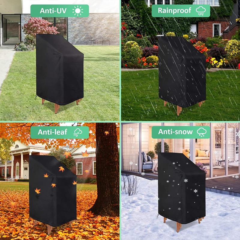 1/2/PCS Stacked Chair Dust Cov - Outdoor Furniture Protector review and price
