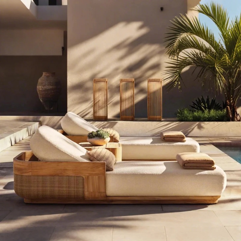 Sun Beach Lounge Chair & Daybe - Rattan Lounge Set review and price