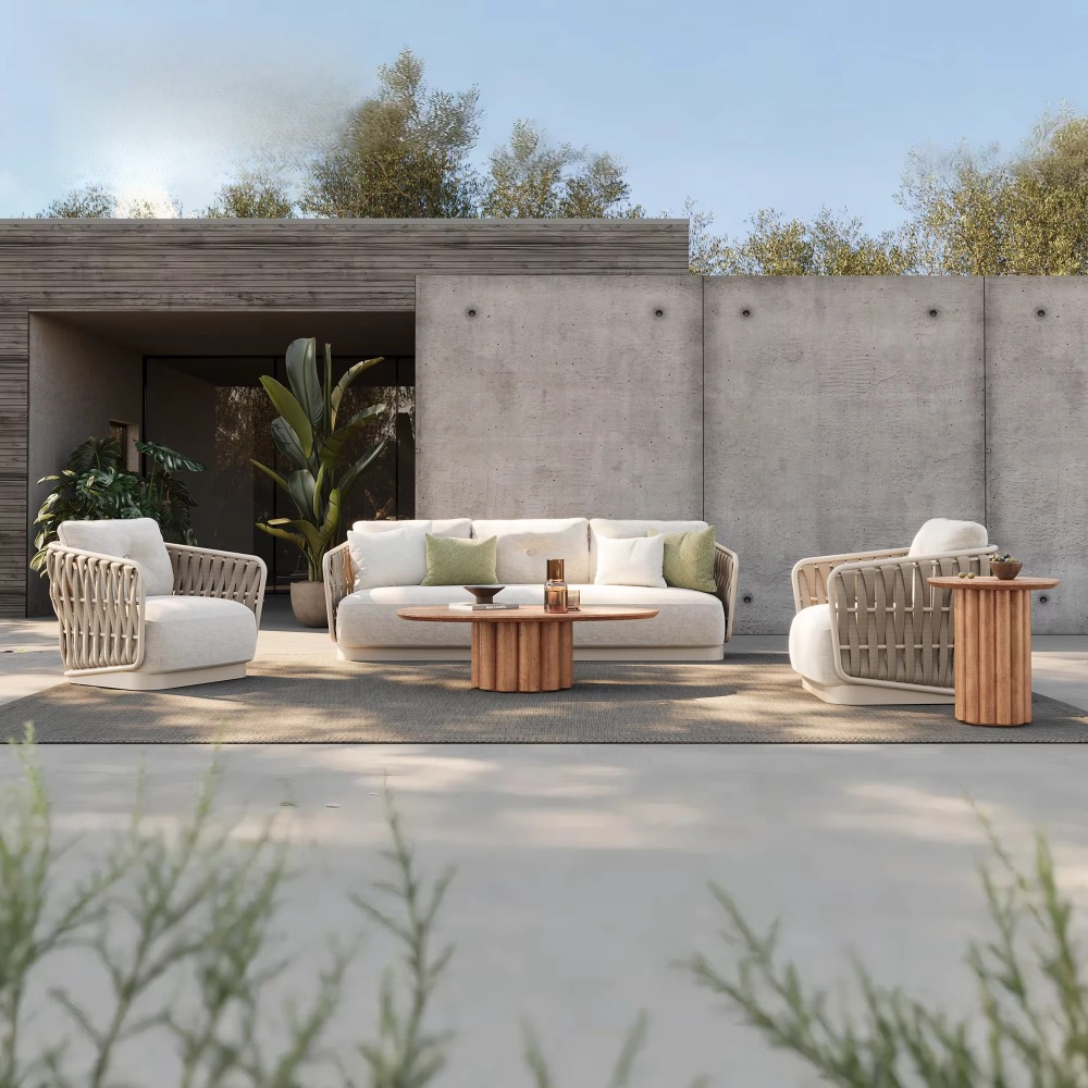 Garden Comfort Sofa Metal Set  - Rattan Lounge Set review and price