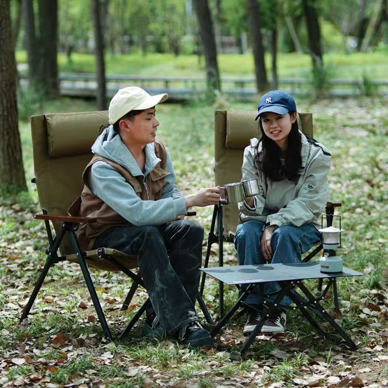 Folding High Back Beach Campin - Outdoor Furniture Used review and price
