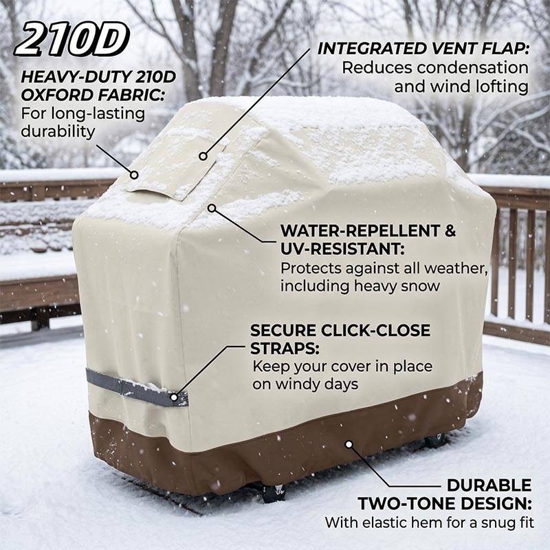 210D BBQ Beige Barbecue Grill  - Outdoor Furniture Used review and price
