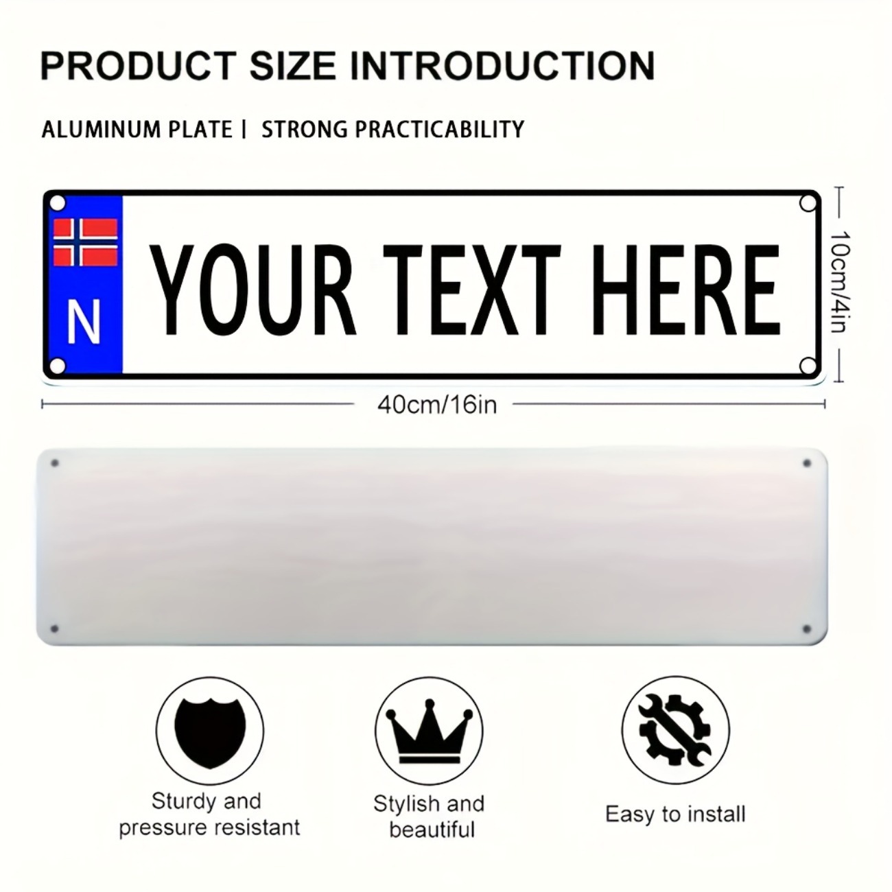 Personalized Custom Norwegian  - Outdoor Furniture Metal review and price