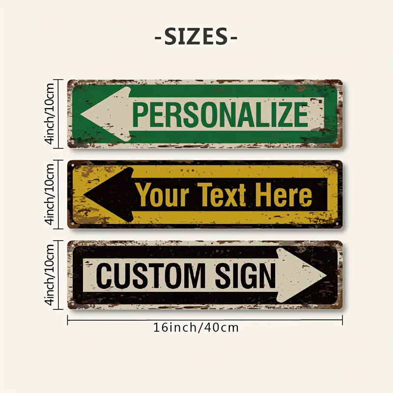 1PC Vintage Metal Tin Sign Str - Outdoor Furniture Metal review and price