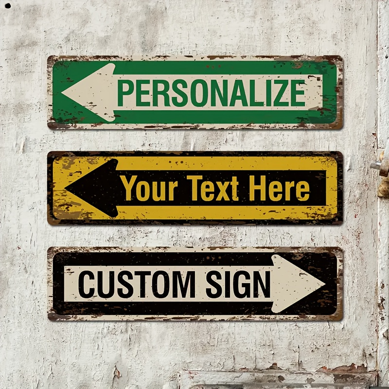 1PC Vintage Metal Tin Sign Str - Outdoor Furniture Metal review and price