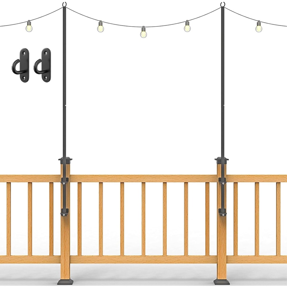 2 pack string light poles - st - Outdoor Furniture In review and price