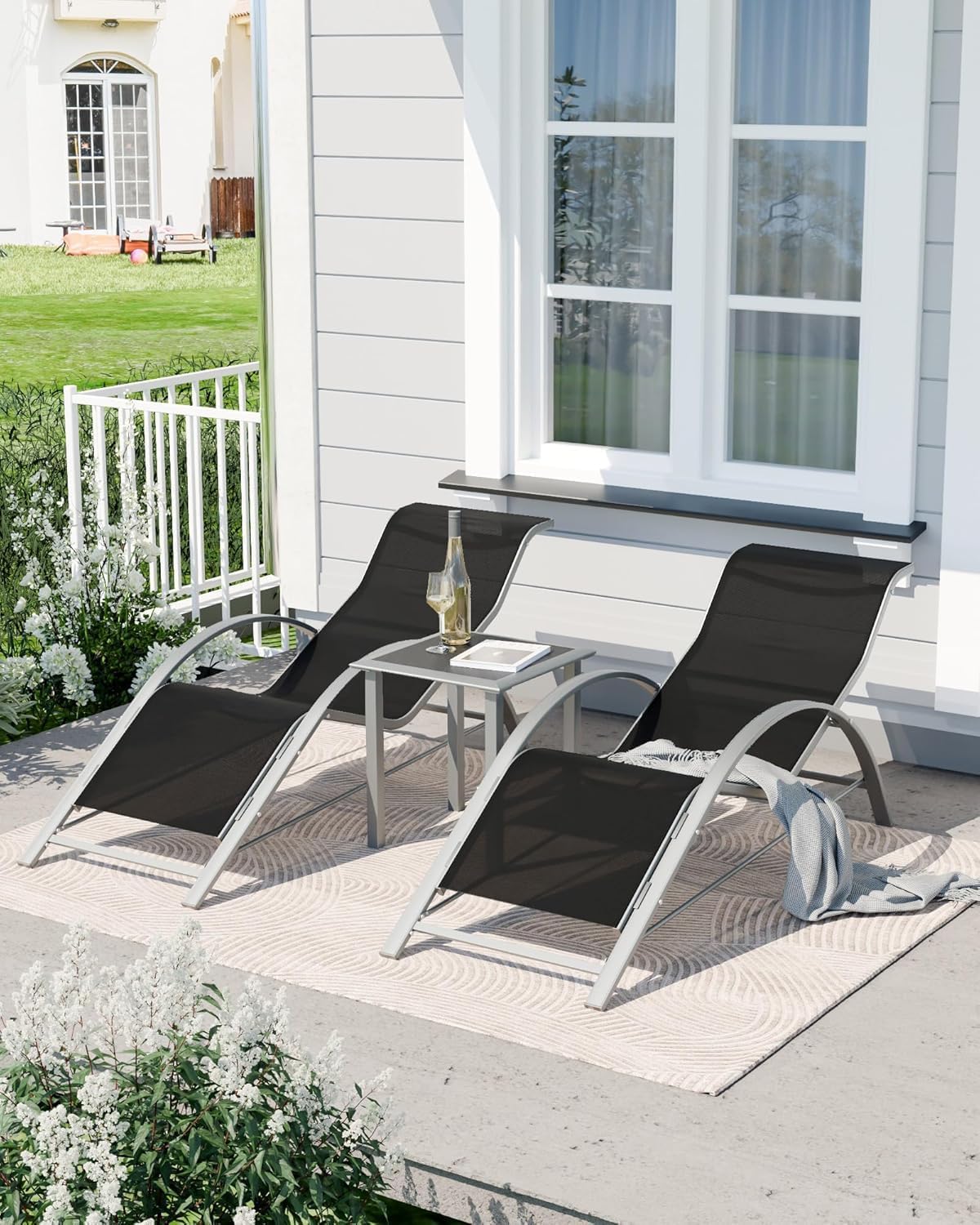 Patio Pool Chair Sun Lounger S - Deck Chair Lounger review and price