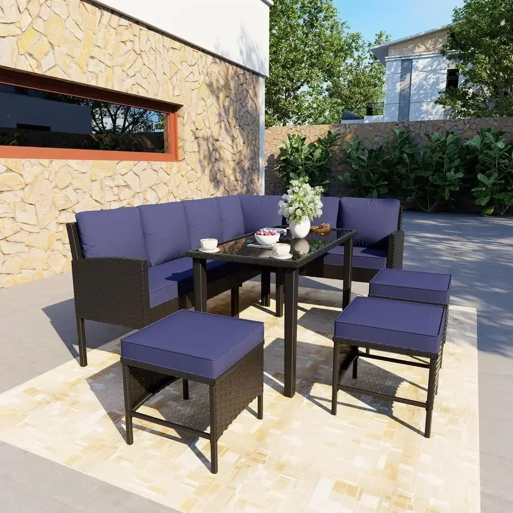 7-Piece Outdoor Patio Furnitur - Outdoor Furniture Dining Set review and price