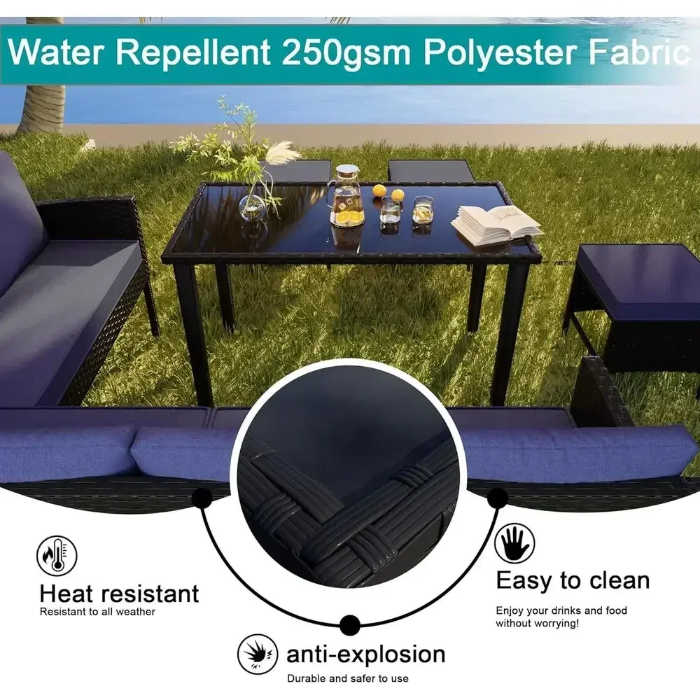 7-Piece Outdoor Patio Furnitur - Outdoor Furniture Dining Set review and price
