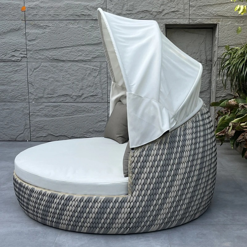 Daybed,Anti-UV Rustproof Round - Rattan Lounge Set review and price