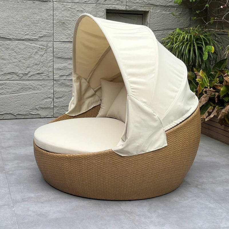 Daybed,Anti-UV Rustproof Round - Rattan Lounge Set review and price