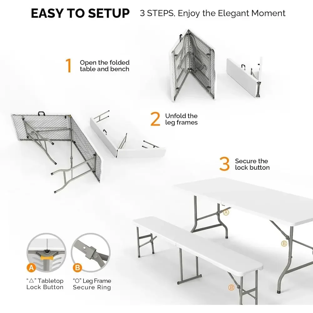 Outdoor Picnic Table Set with  - Outdoor Furniture Dining Set review and price
