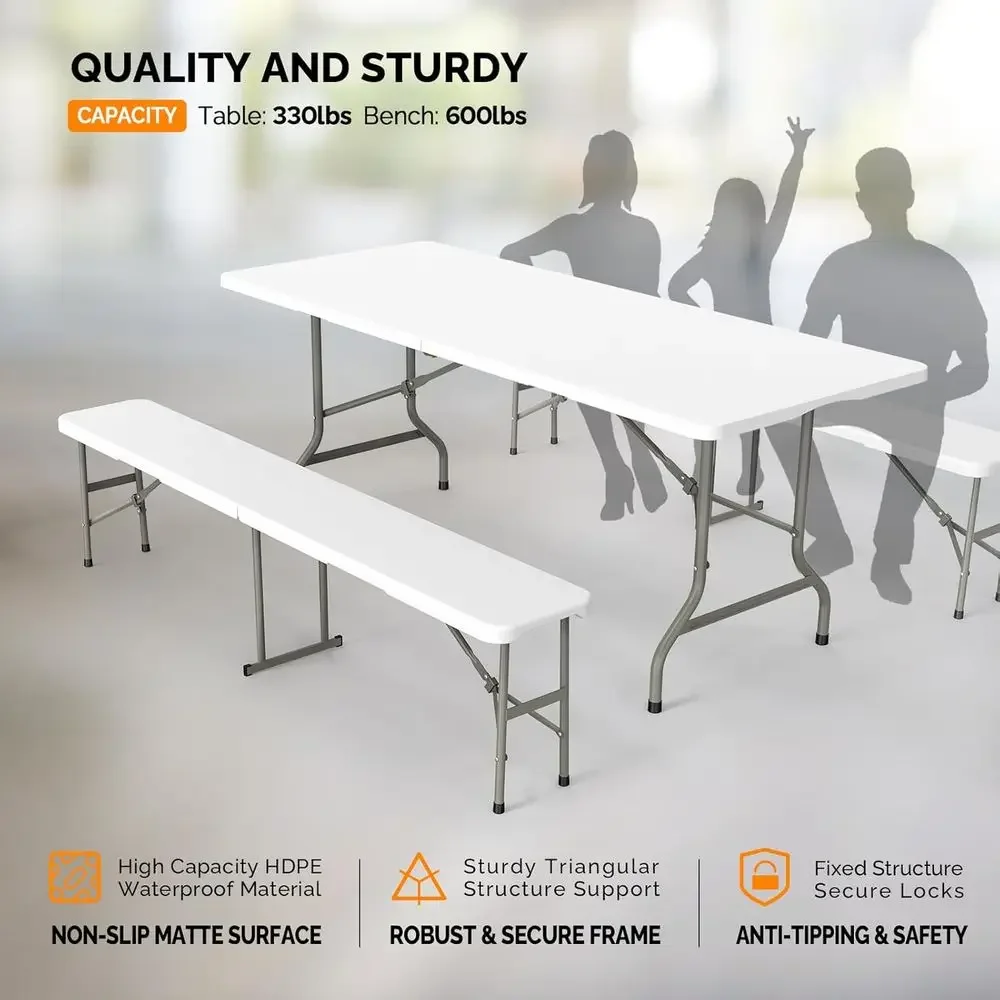 Outdoor Picnic Table Set with  - Outdoor Furniture Dining Set review and price