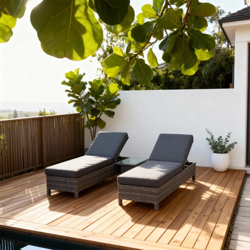 Outdoor wicker lounge chair se - Rattan Lounge Set review and price