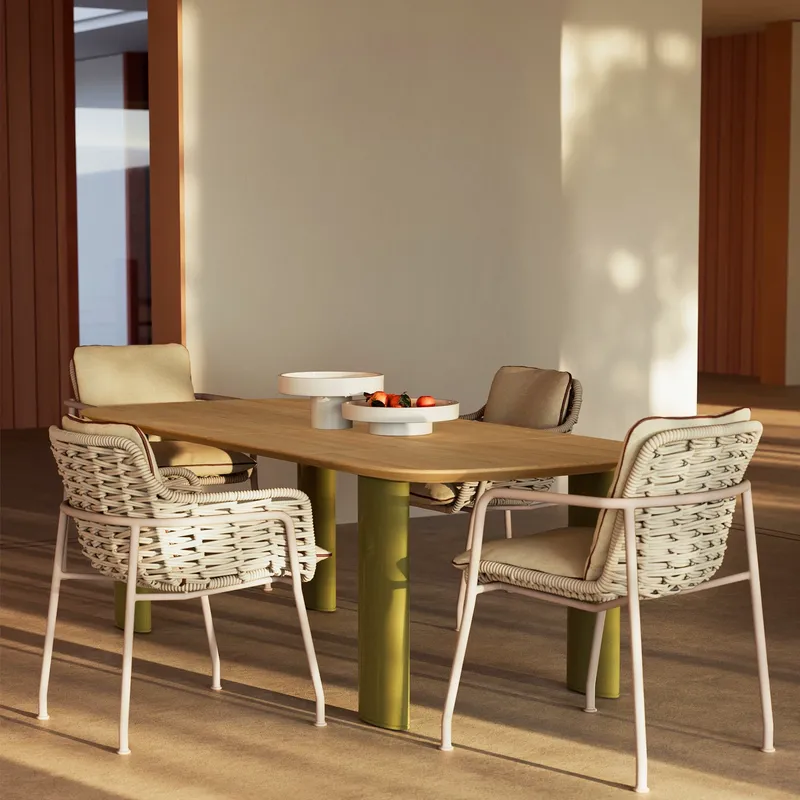Nordic Rattan Outdoor Dining T - Outdoor Furniture Dining Set review and price