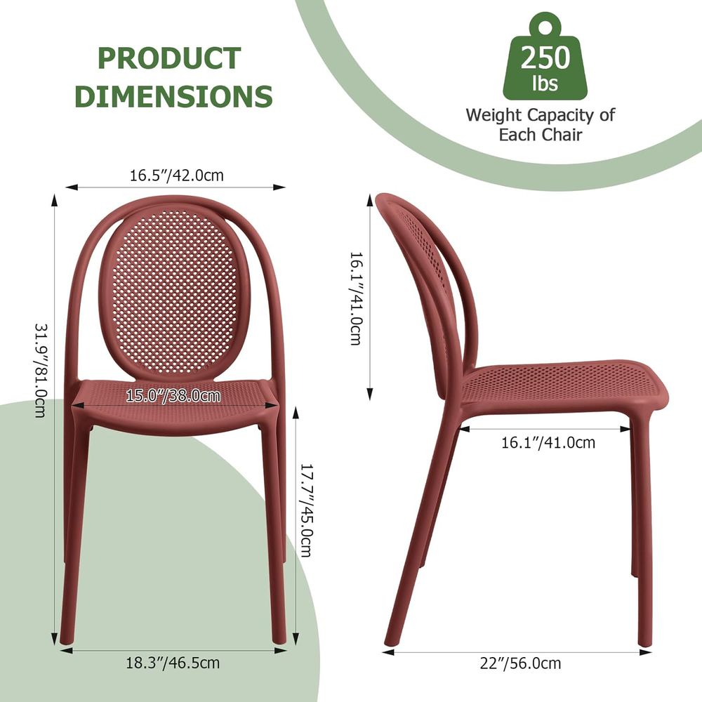 Weather-Resistant Stackable Di - Outdoor Furniture Dining Set review and price