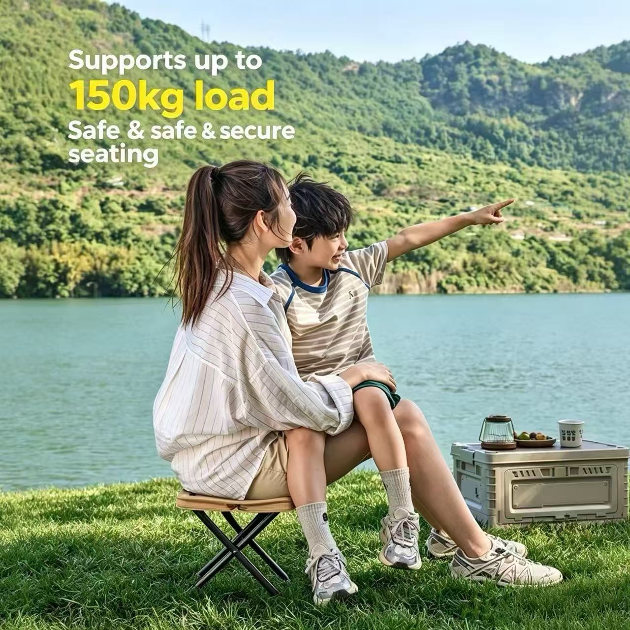 Magza Portable Folding Stool U - Outdoor Furniture Used review and price