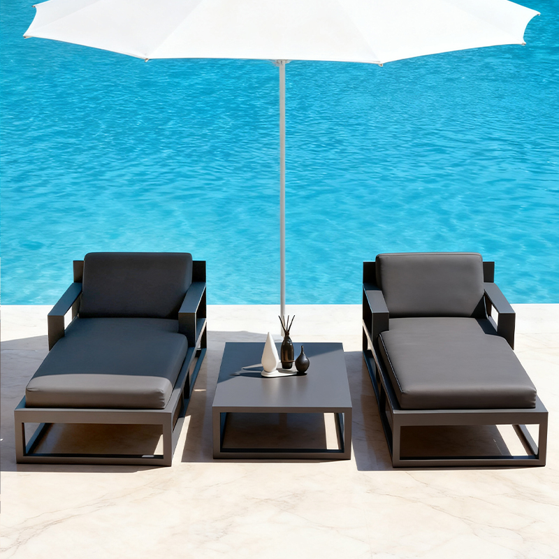 Outdoor Aluminum Sunbed Garden - Deck Chair Lounger review and price