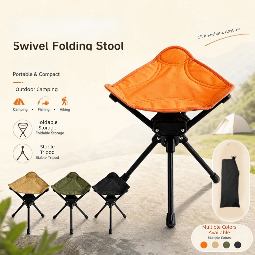 Three Legged Folding Rotating  - Outdoor Furniture Used review and price