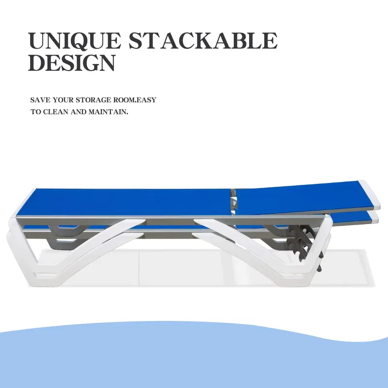 Modern Aluminum Adjustable Lou - Deck Chair Lounger review and price