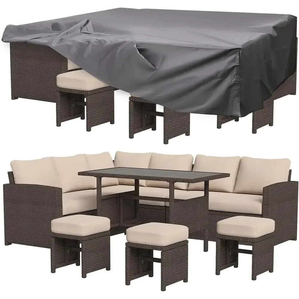 7-Piece Patio Furniture Set wi - Outdoor Furniture Dining Set review and price