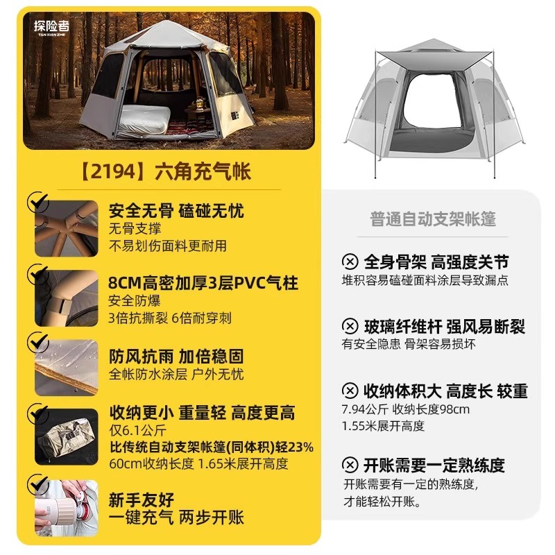 Explorer inflatable tent outdo - Rattan Lounge Set review and price