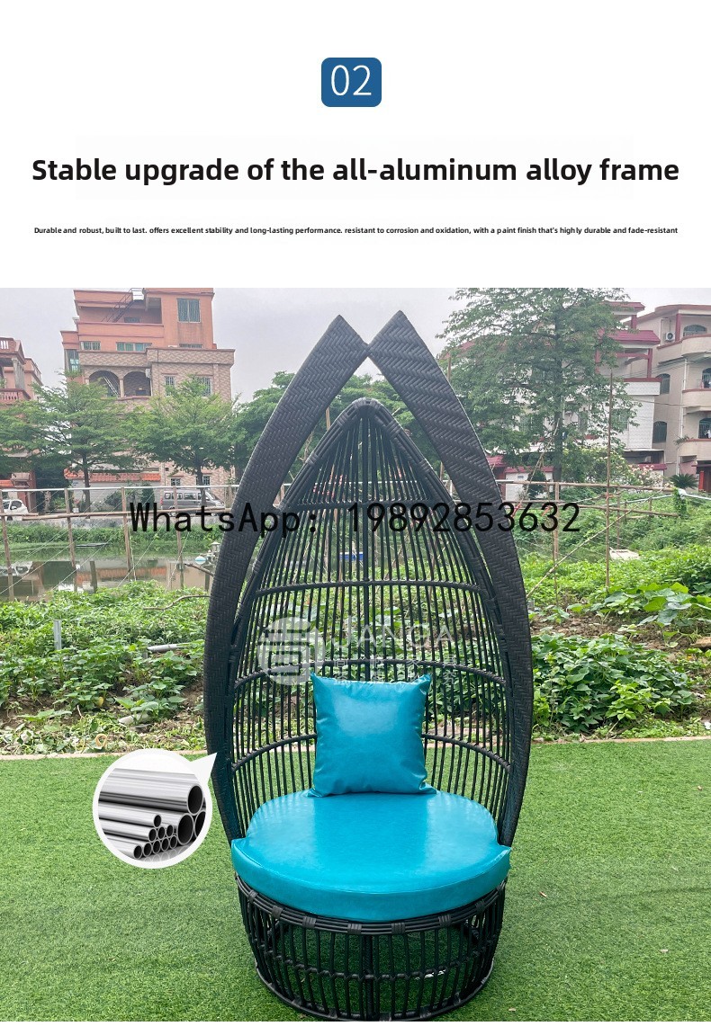 Outdoor Creative Rattan Woven  - Rattan Lounge Set review and price