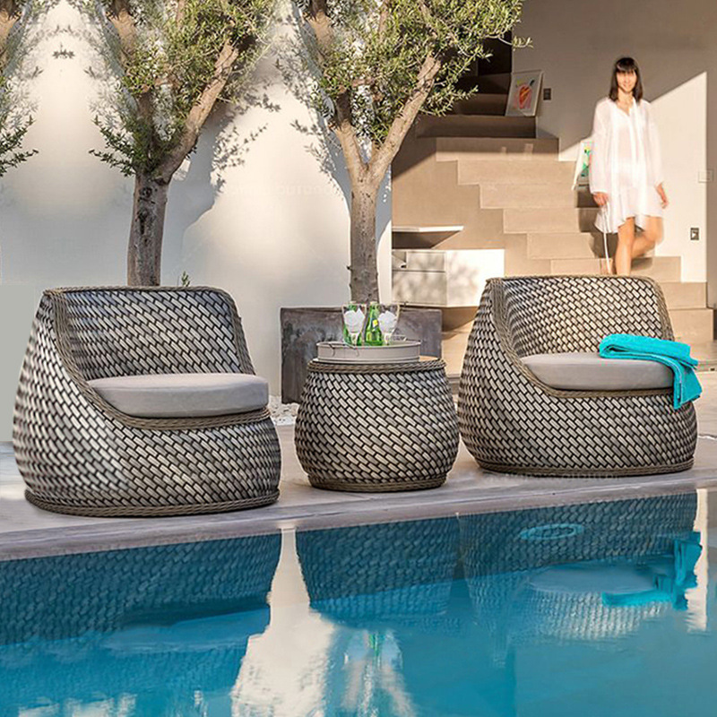 Wood Nordic Garden Furniture S - Rattan Lounge Set review and price