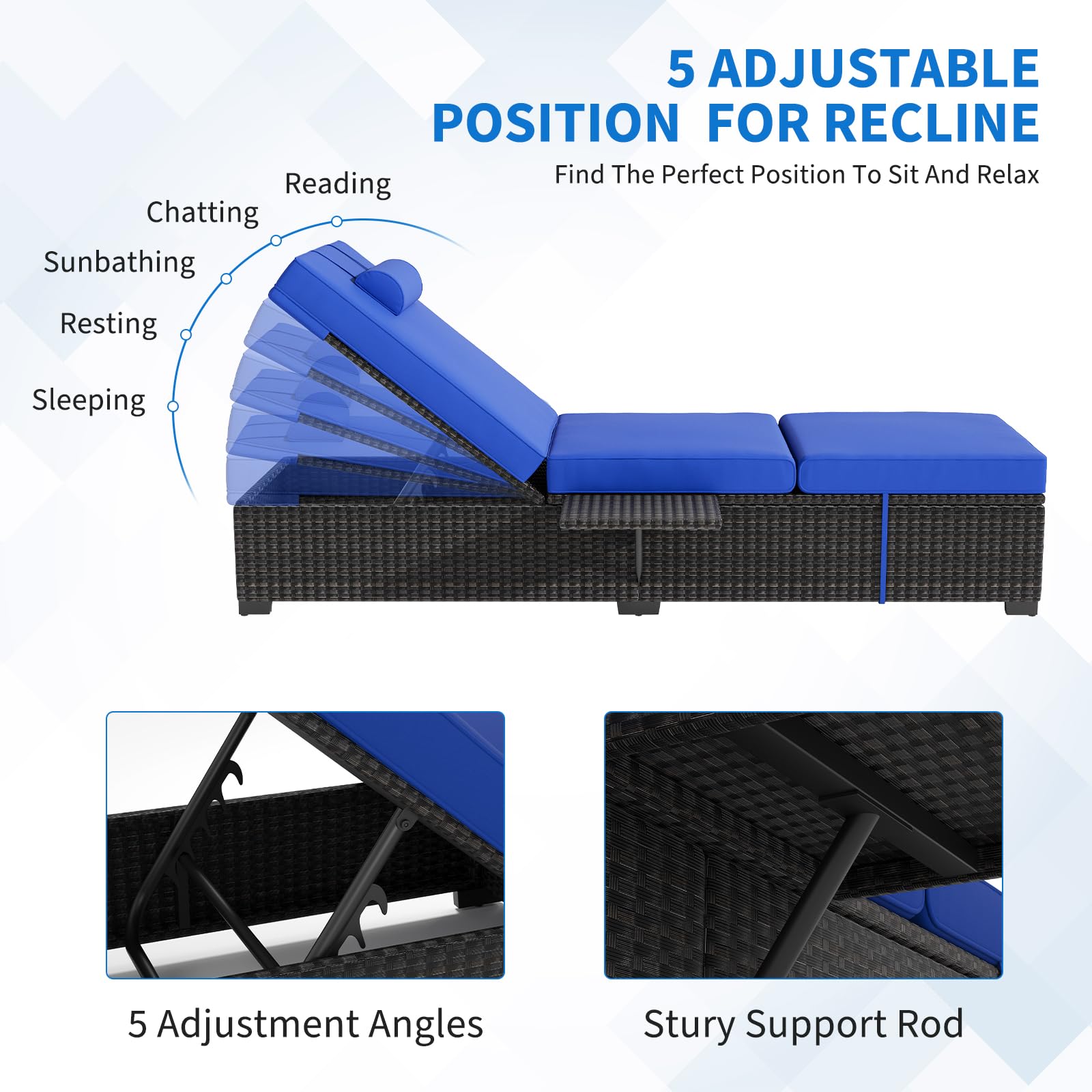 Outdoor Chaise Lounge Chairs S - Rattan Lounge Set review and price